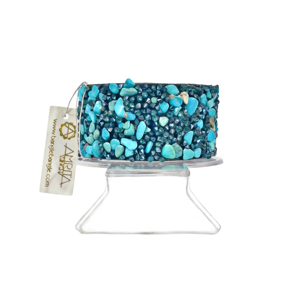 AMRITA SINGH Ferozi Cuff Natural Turquoise BRC 158 NWT